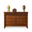 Armoire d'appoint en bois manufacturé cerisier foncé