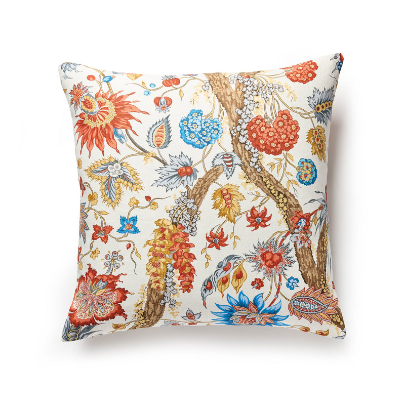 The MET x The House of Scalamandre Fleurs Tropicales Pillow