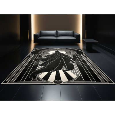 Tapis art déco lavable à la machine Alan Witch
