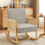 Linen Rocking Chair