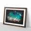 Beach In Honolulu Hawaii Paint Splash - Framed Print-56890961-56890962