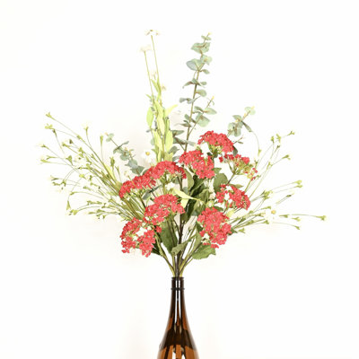 Arrangement floral d'hortensia artificiel de 36 po pour remplissage de vase, branche de feuillage de ferme, longue tige de bouquet de fleurs en vrac pour fête de mariage