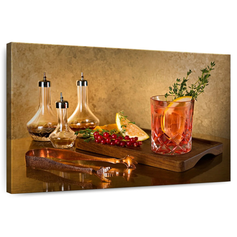 Whisky Cocktail, H 24 po x l 36 po