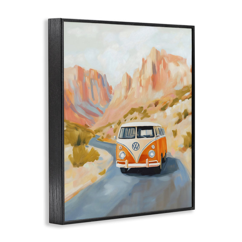 Estampe numérique Van Canyon, 30 x 24, Midnight Black Giclee Framed