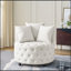 Chaise d'appoint pivotante rembourrée comprenant 3 coussins-1329180539