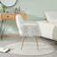 Fauteuil rembourré avec pieds en métal