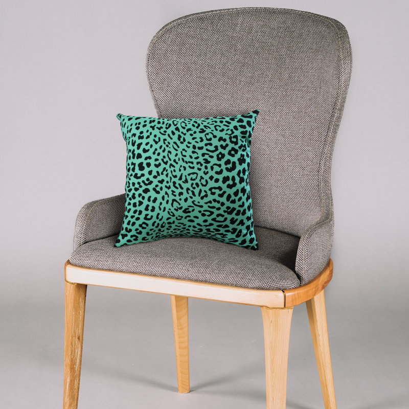  Housse de coussin décoratif en polyester / mélange de polyester, Bleu sarcelle