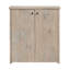 Armoire à chaussures de style rustique industriel en bois massif Castleton