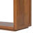 Rustic Wooden Console Table with Storage Drawers and Open Shelf-1237098671
