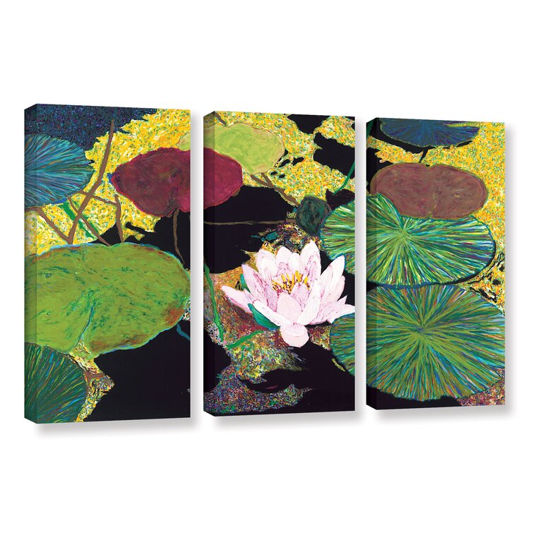 Latitude Run® Steamy Pond 3 Piece Painting Print on Wrapped Canvas Set ...