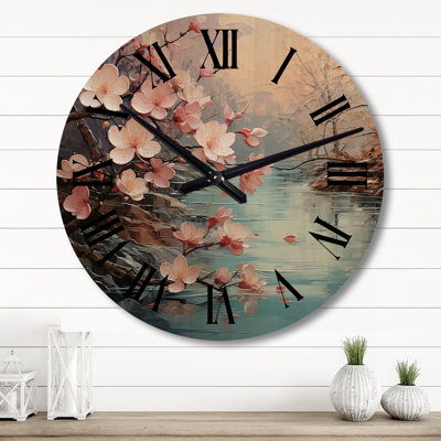 Horloge murale asiatique Asian Art Eastern Elegance II