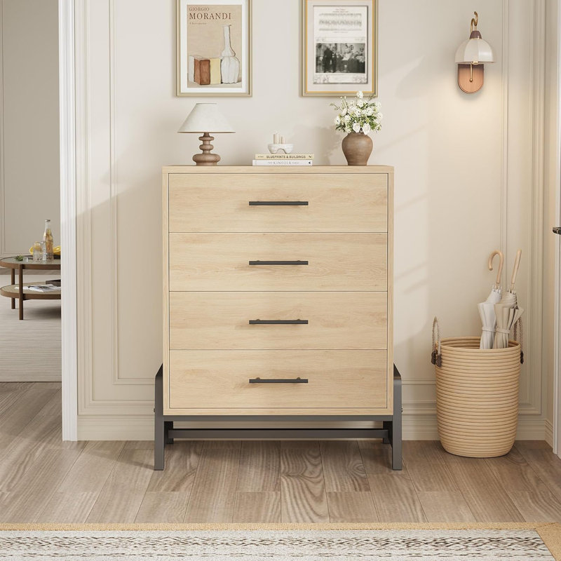 29.5 " W 4 - Drawer Dresser, Yellow