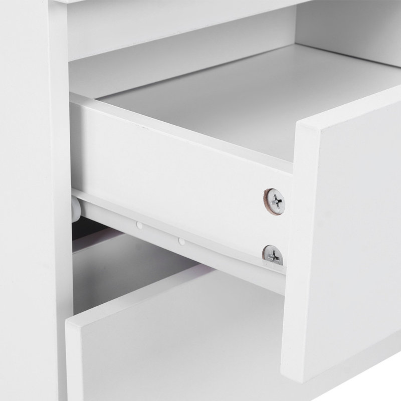 45cm W Composite Bedside Table