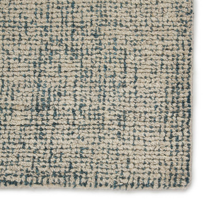 Britta Wool Area Rug in Blue, Rectangle 9' x 12'