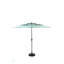 Parasol en aluminium à 3 niveaux à inclinaison automatique à 3 niveaux et parasol pour terrasse de table de marché (base non incluse)-1621290418