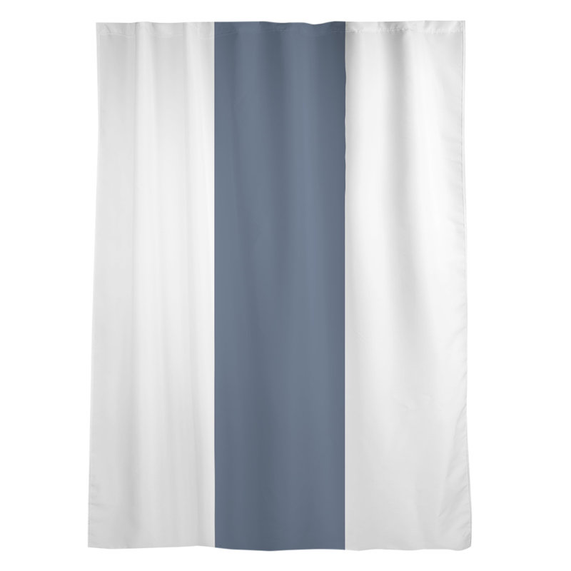Panneau de rideau simple diaphane avec passe-tringle national hockey, Dallas Football - blanc / bleu marine