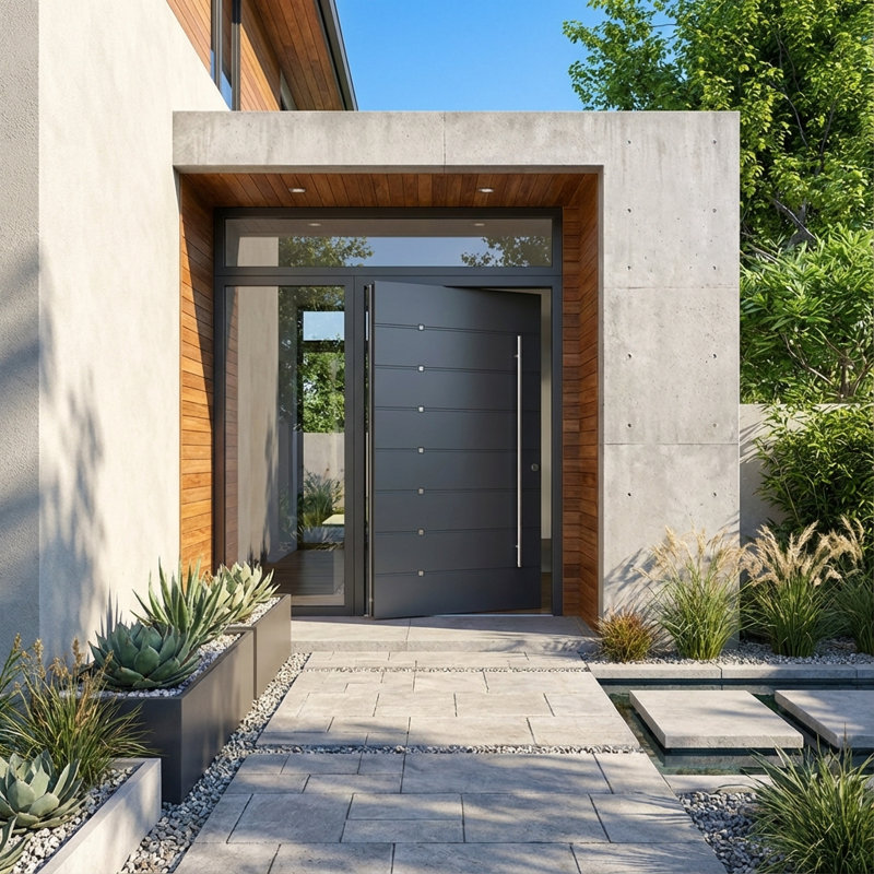 Mai Iron Pivot Door
