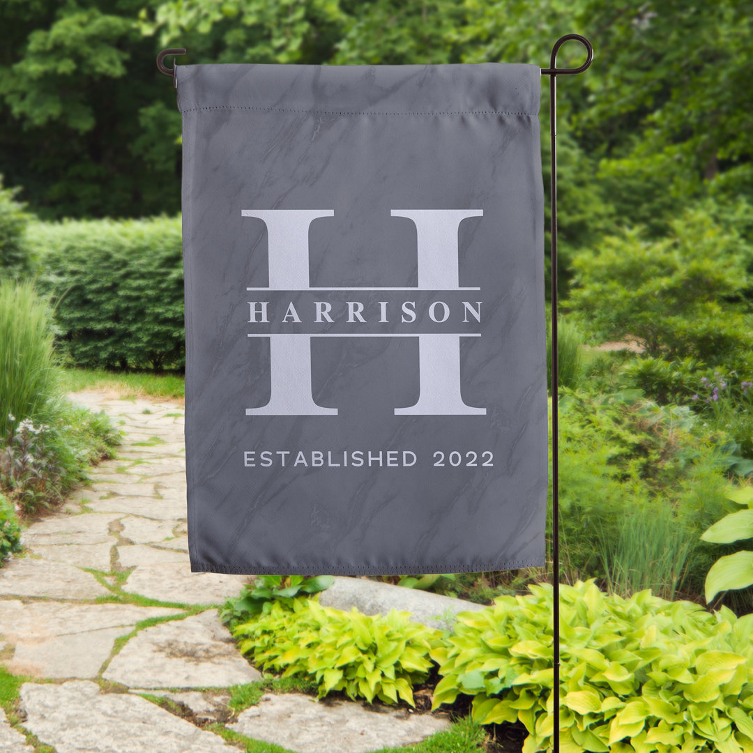 Lavish Last Name 2-Sided Polyester 17" x 13" Garden Flag Personalization Mall 