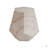 Hexagonal Round Travertine Accent Table