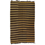 Hand Woven Wool Striped Area Rug