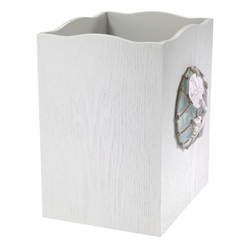 Seaglass Bath Resin Waste 2.5 Gallon Basket