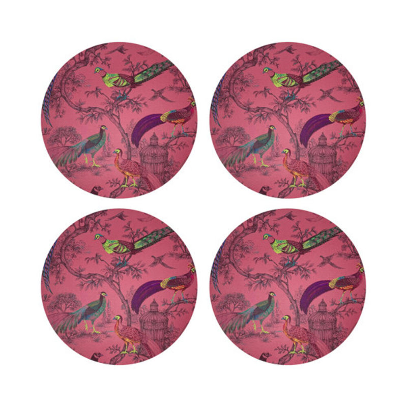 Sauvage 16'' Vinyl Placemat, Paprika