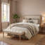 Banc de chambre tapissier vintage 47,2 po