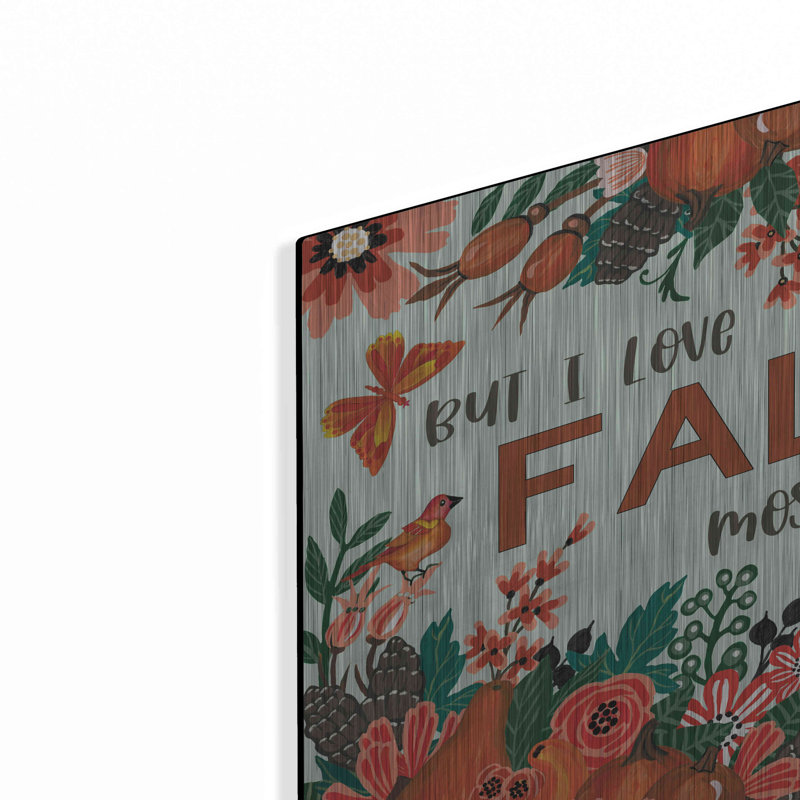 «I Love Fall» par Cindy Jacobs, H 12 po x l 12 po