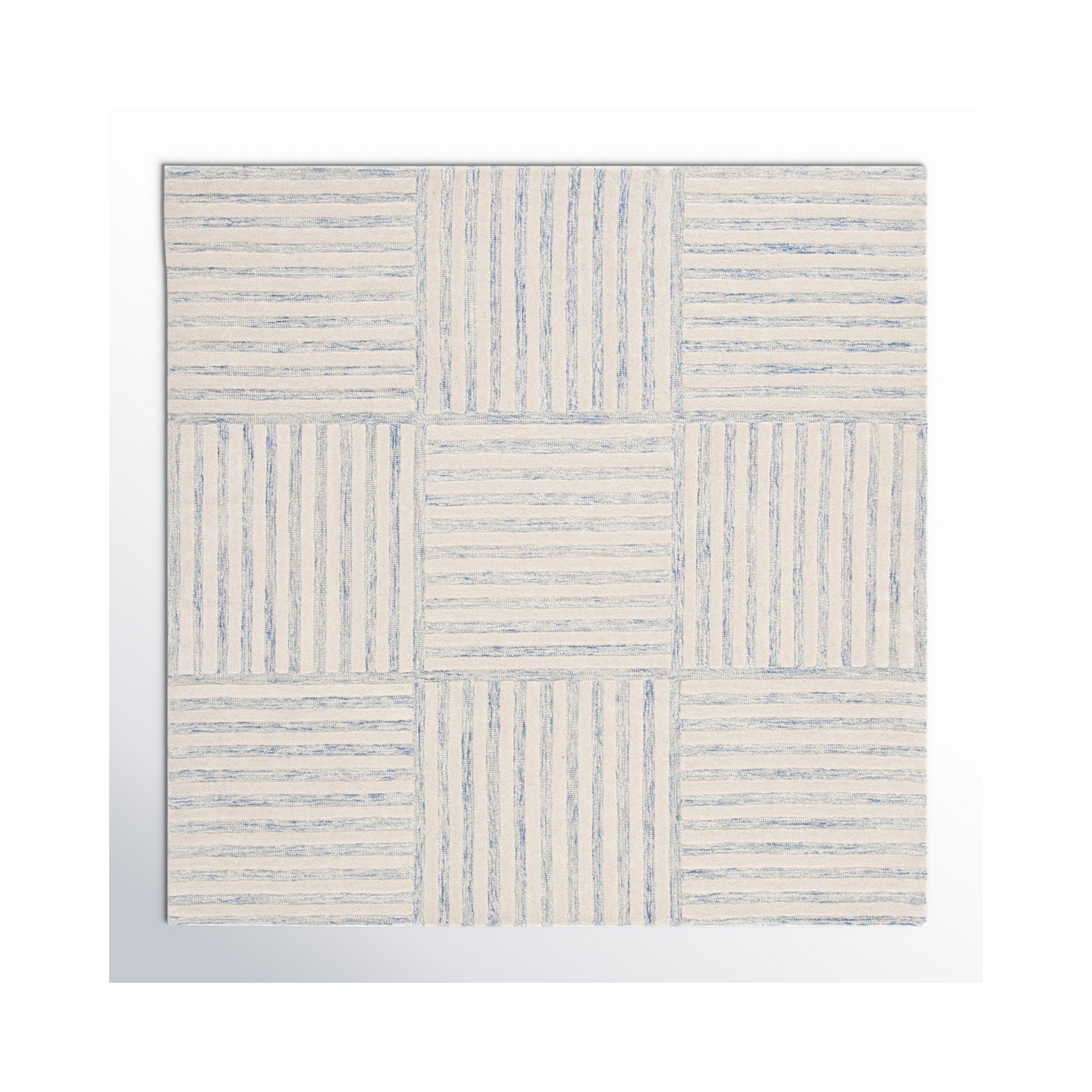 Asgari Handmade Wool Rug, Square 6'
