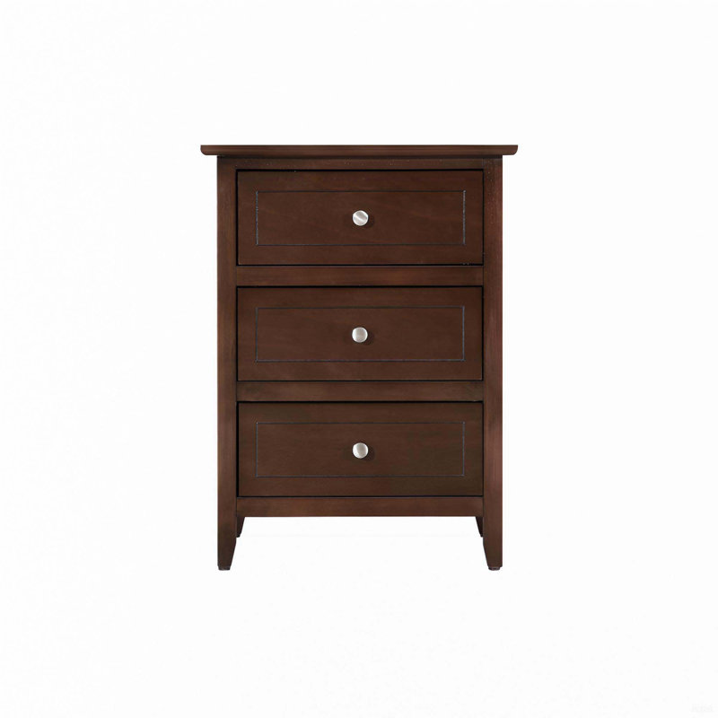 Table de chevet transitionnelle, Cappuccino