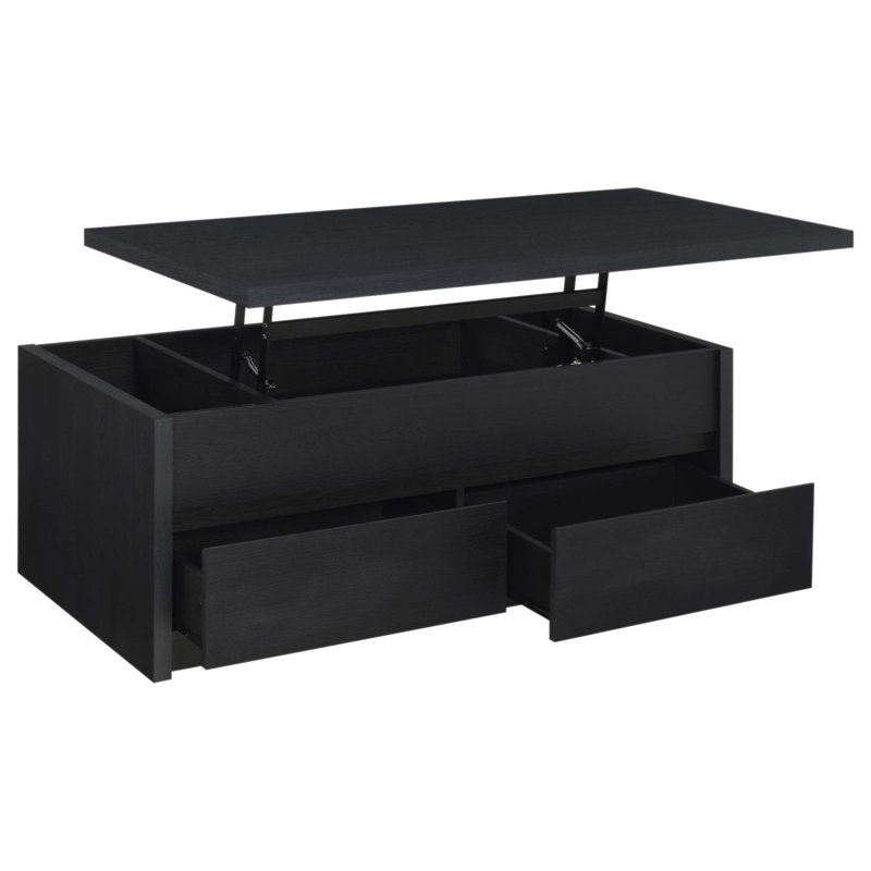 Ensemble de tables basses à plateau relevable 3 pièces avec rangement dissimulé et fabrication durable Canyon, parfait pour les espaces de vie modernes