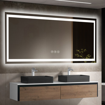 Frameless LED Smart Bathroom Mirror