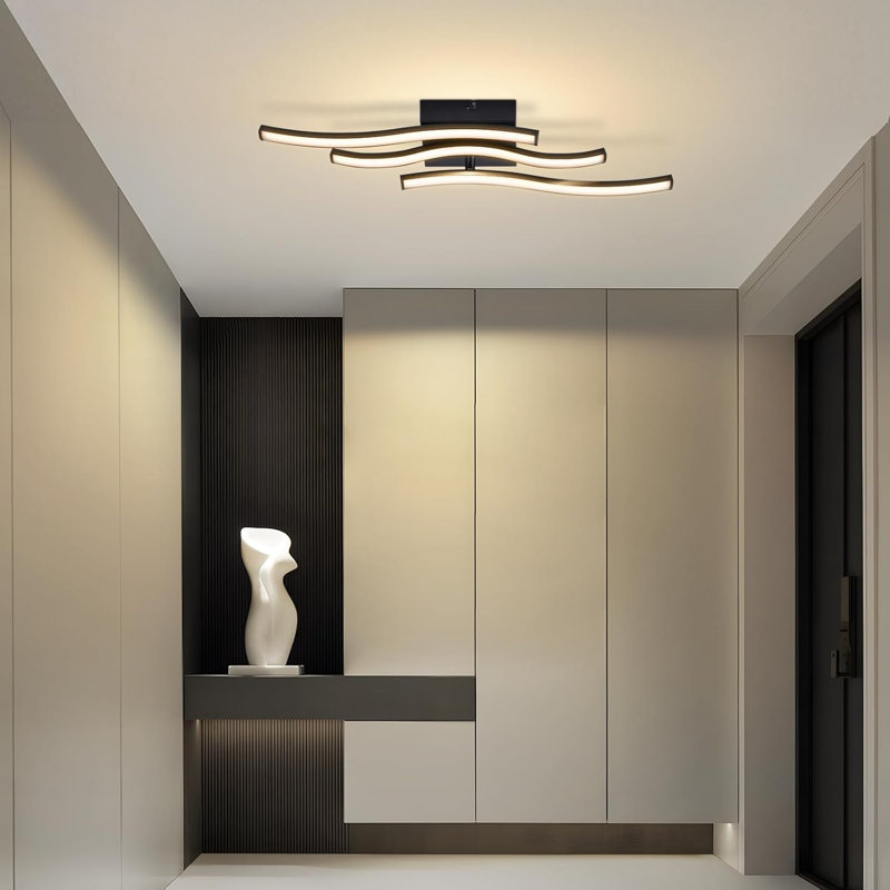 Plastic LED Semi Flush Mount