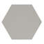 Carreau de sol hexagonal en porcelaine mat 9 po x 10 po Voyage-69608130