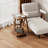 Agripina Mobile 2-Tier Wooden Side Table-984826150
