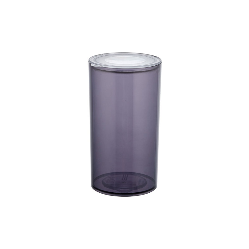 Boîte de rangement durable, anthracite, 10,0 x 10,0 x 7,3 pouces | 100% plastique sans BPA, capacité de 33,8 oz liq. Va au lave-vaisselle, idéal pour organiser les fournitures de maison et de bureau, design élégant et fonctionnel