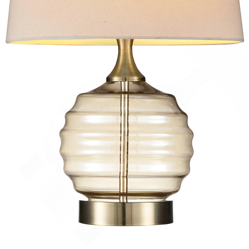 22.5" Tuscan Sun Glass Table Lamp