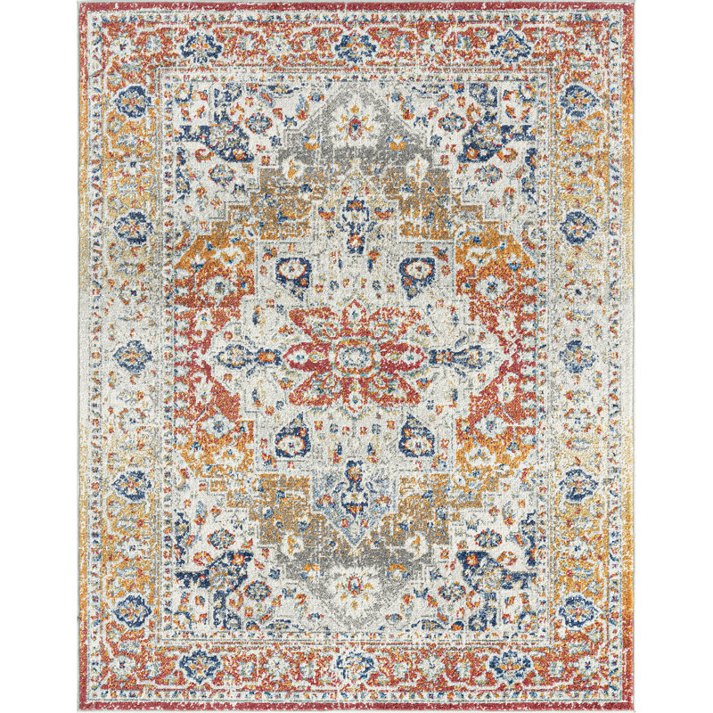 Tapis oriental Adilene, Rectangle 6 pi 7 po x 9 pi 3 po