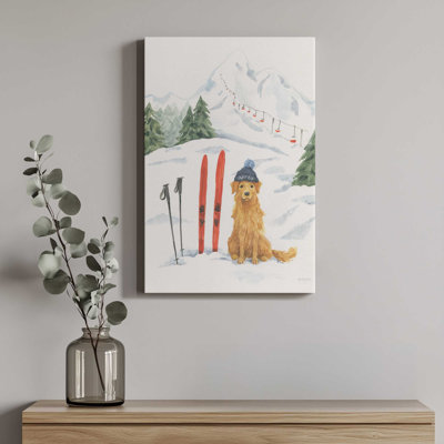 Apres Ski Dogs by Jenaya Jackson Art Print