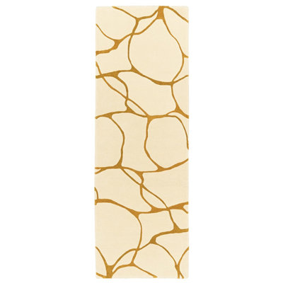 Ambre Handmade Wool Abstract Area Rug