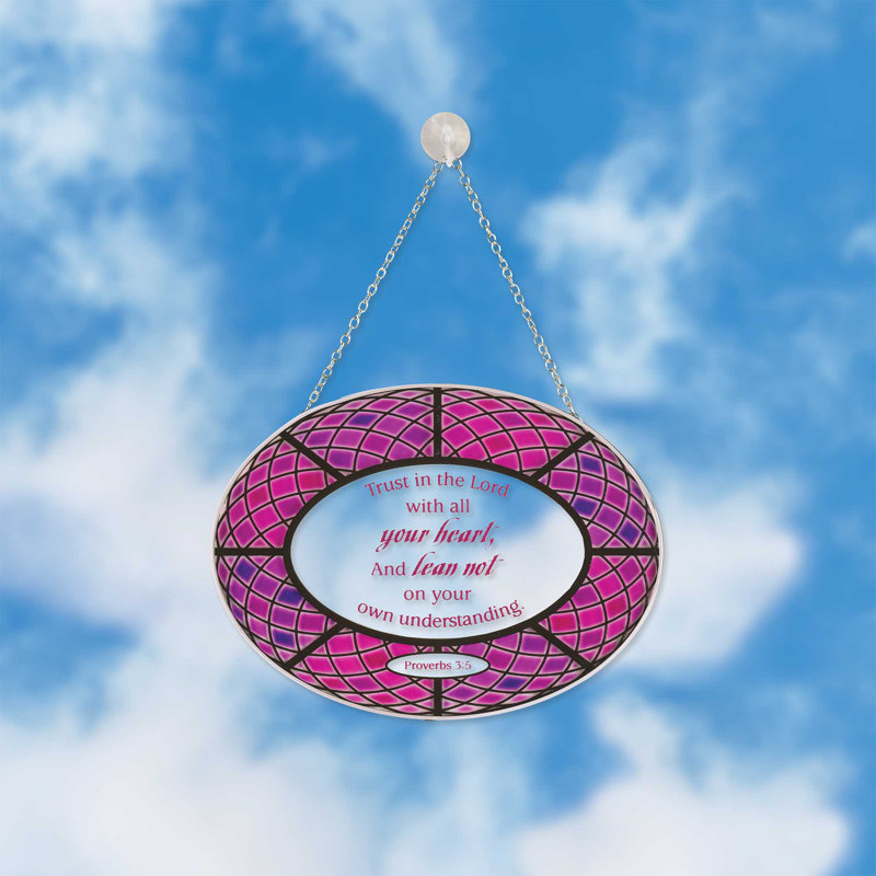 Water Resistant Glass Text & Numbers Wall Decor