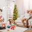 Arbre de Noël artificiel 5 'avec 180 lumières DEL et 10 modes d'éclairage - Support inclus