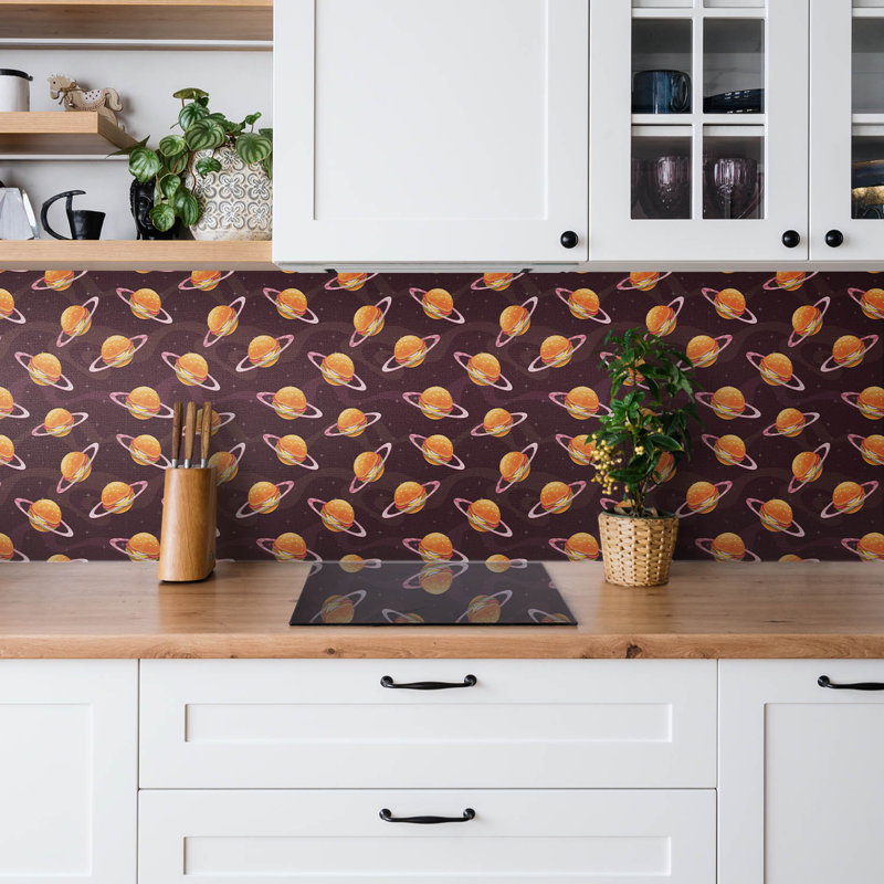 Shonda 50cm x 100cm PVC Singular Tile in Orange
