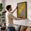 Ascending Geometry Geometric - Framed Print-1153942118-1153942119