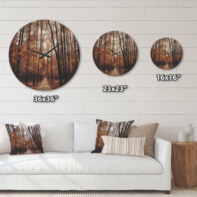 Solid Wood Wall Clock, Extra Large