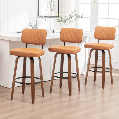 Swivel Upholstered Counter Stool