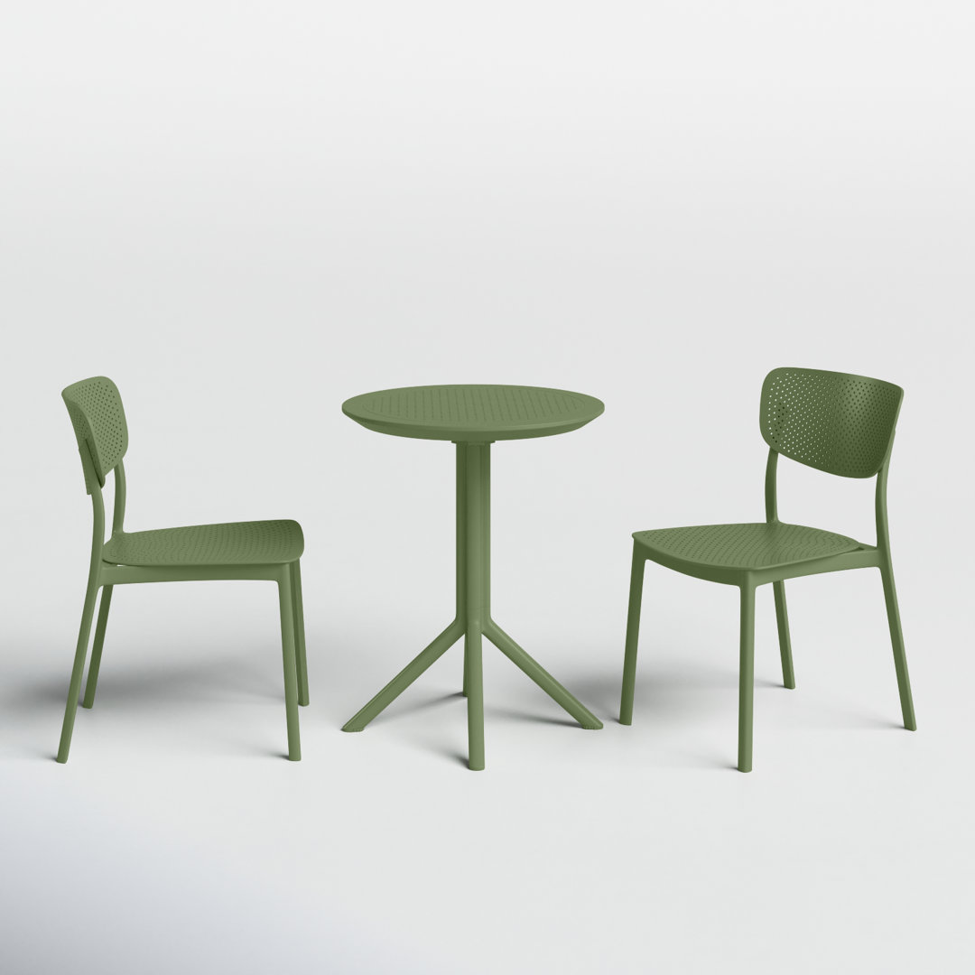 Farrah 2 - Person Patio Dining Set with Round Table AllModern 