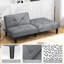 Canapé-lit convertible à futon pliant avec dossier réglable à 6 positions
