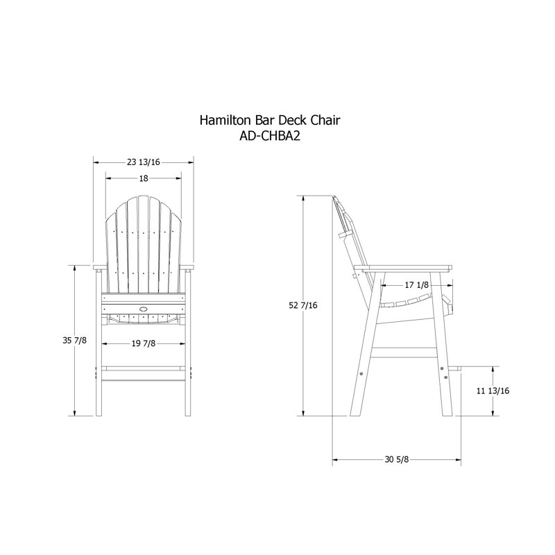 Tabouret de bar 29,25 po Caicos, Bleu clair
