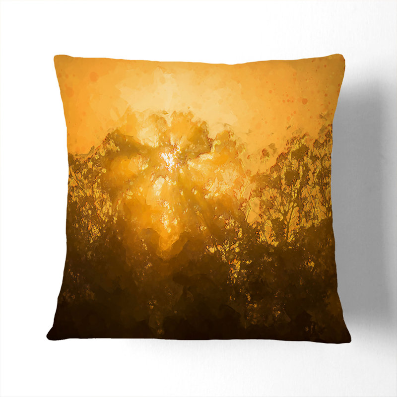 Square Throw Cushion, 55cm H x 55cm W x 20cm D, Black